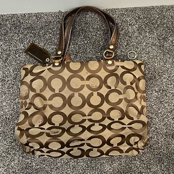 Coach Poppy Op Art Handbag - Picture 5 of 13